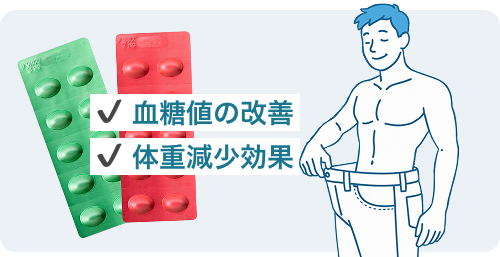血糖値の改善・体重減少効果